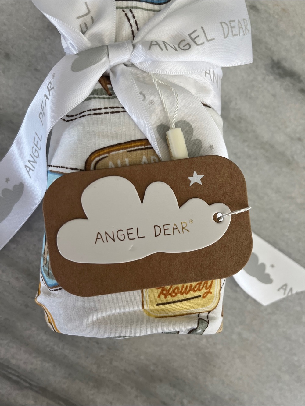 Angel Dear Rodeo Patch Swaddle - Picture 2 of 6